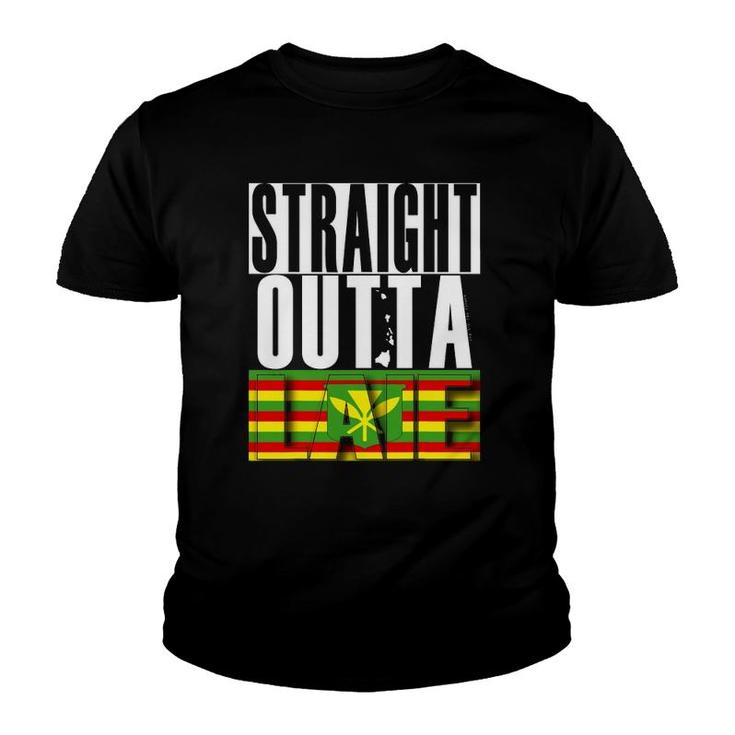 Straight Outta Laie Kanaka Maoli By Hawaii Nei All Day Youth T-shirt