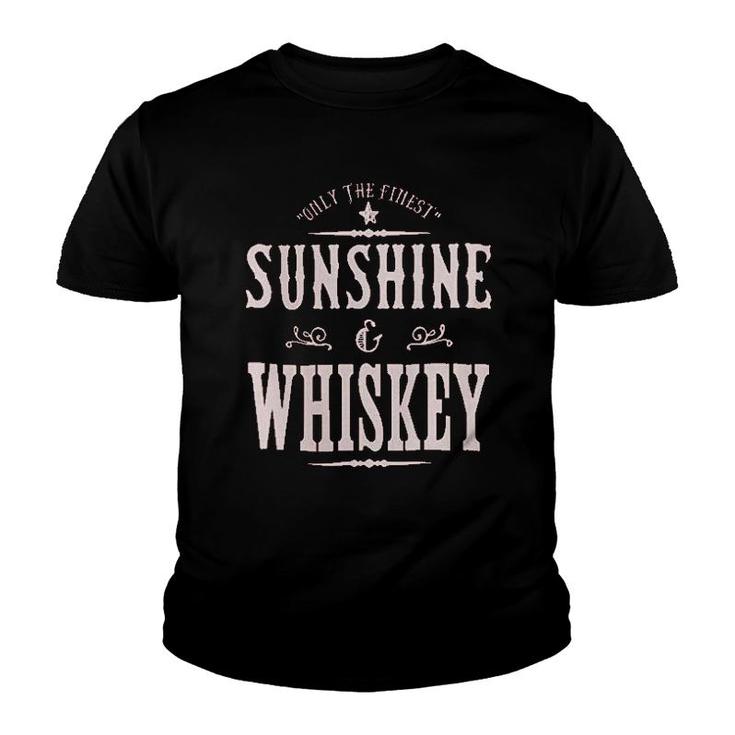 Sunshine And Whiskey Youth T-shirt