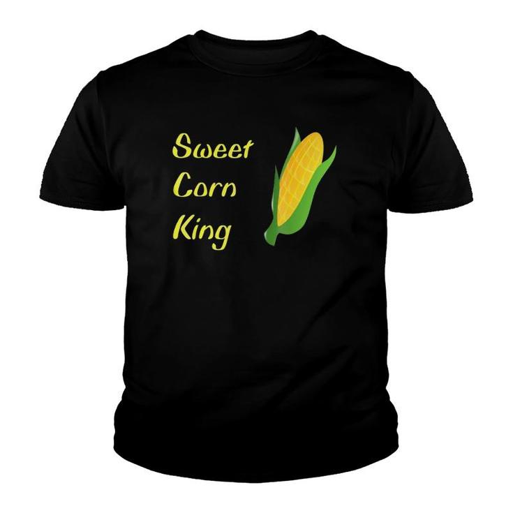 Sweet Corn King Foodie Gift Youth T-shirt