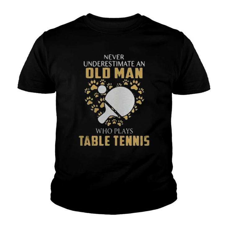 Table Tennis Lover New  Youth T-shirt