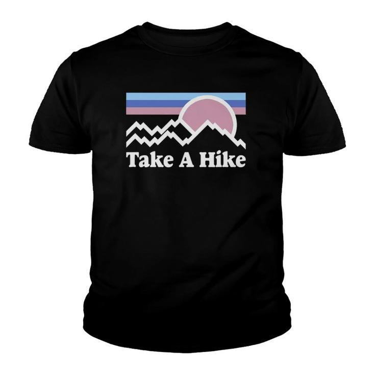 Take A Hike Mountain Graphic Rocky Mountains Nature Lover's Youth T-shirt