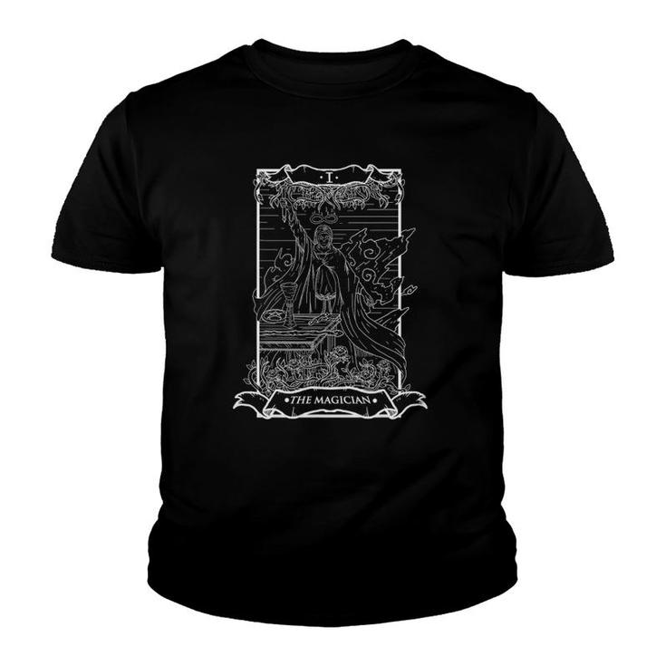 Tarot Card The Magician I Occult Vintage Youth T-shirt