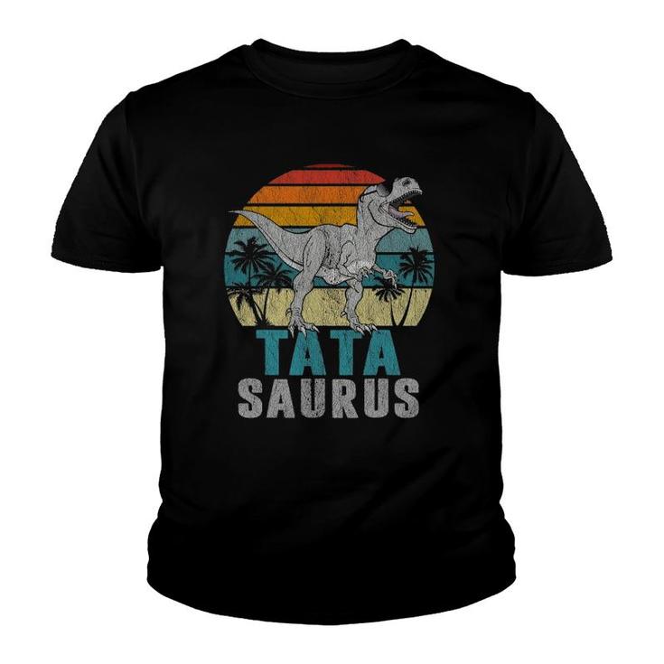 Tatasaurusrex Dinosaur Tata Saurus Father's Day Youth T-shirt