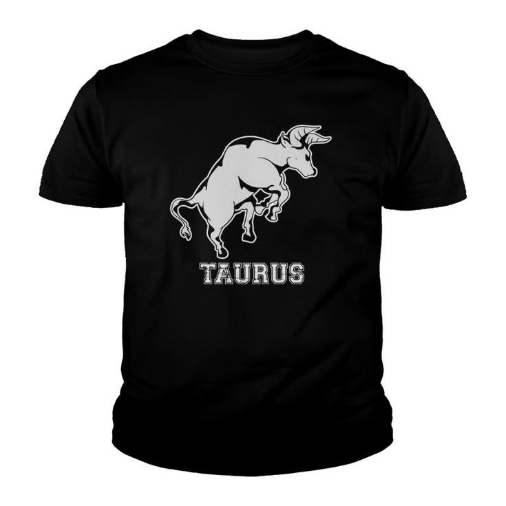 Taurus Zodiac Design Gift Youth T-shirt