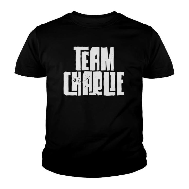 Team Charlie Son Dad Husband Grandson Sports Family Group Youth T-shirt