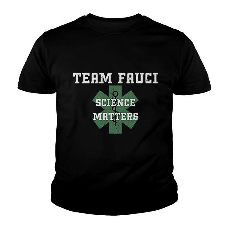 Team Fauci Science Matters Youth T-shirt