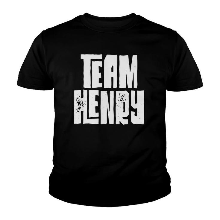 Team Henry Son Dad Husband Grandson Sports Group Youth T-shirt