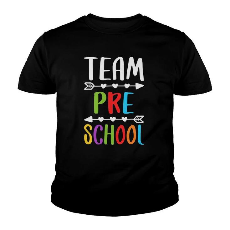 Team Preschool Teacher Back To School Gif Youth T-shirt