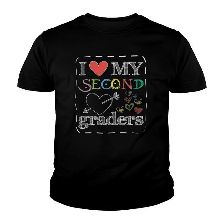 Team Second Grade I Love My 2Nd Graders Youth T-shirt