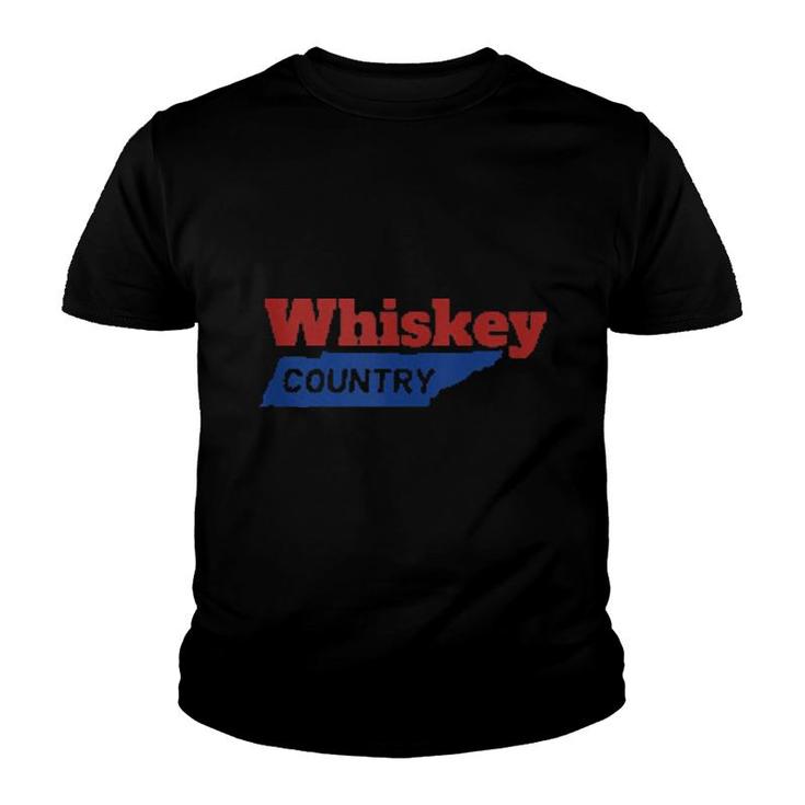 Tennessee Whiskey Country Vintage Drinking  Youth T-shirt