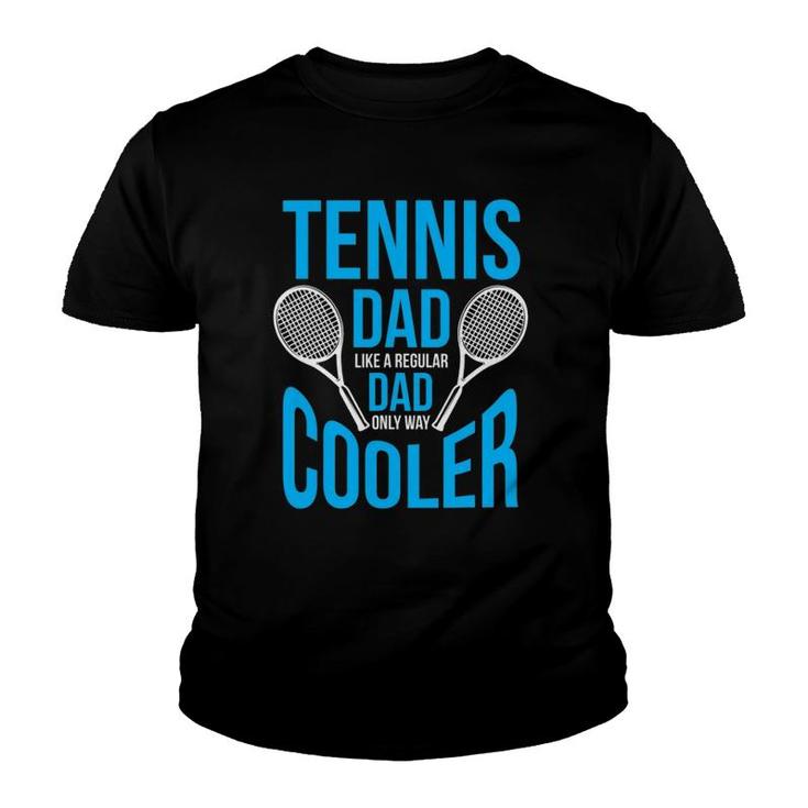 Tennis Dad Funny Cute Father's Day Youth T-shirt