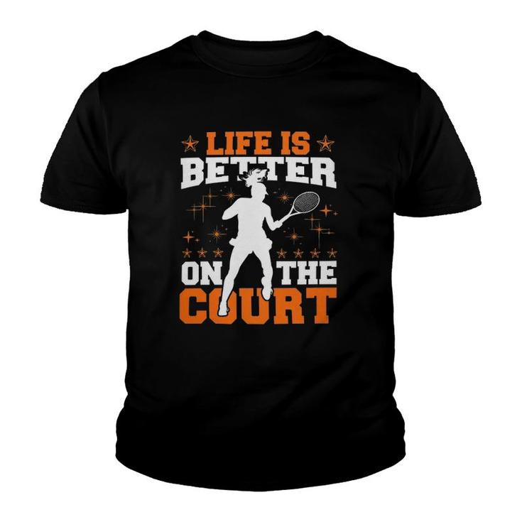 Tennis Player Player Fan Lover 795 Tennis Lover Youth T-shirt
