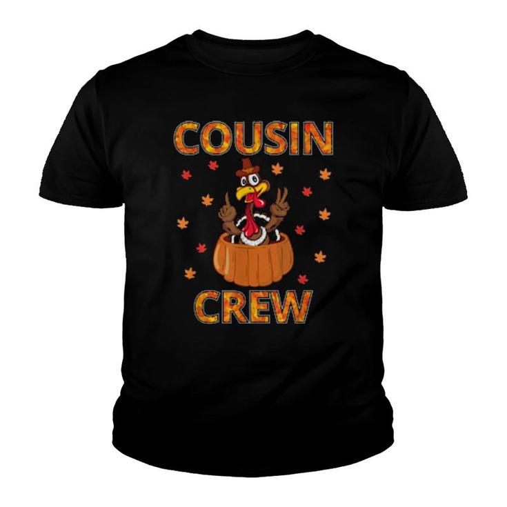 Thanksgiving Cousin Crew Pajamas For Turkey Day Holidays  Youth T-shirt