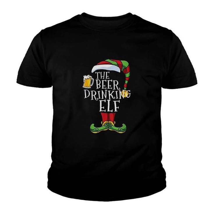 The Beer Drinking Elf Youth T-shirt