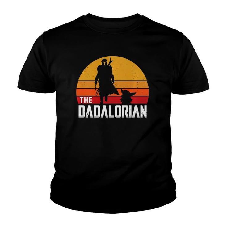 The Dadalorian Father's Day Retro Vintage Father's Day Gift Youth T-shirt