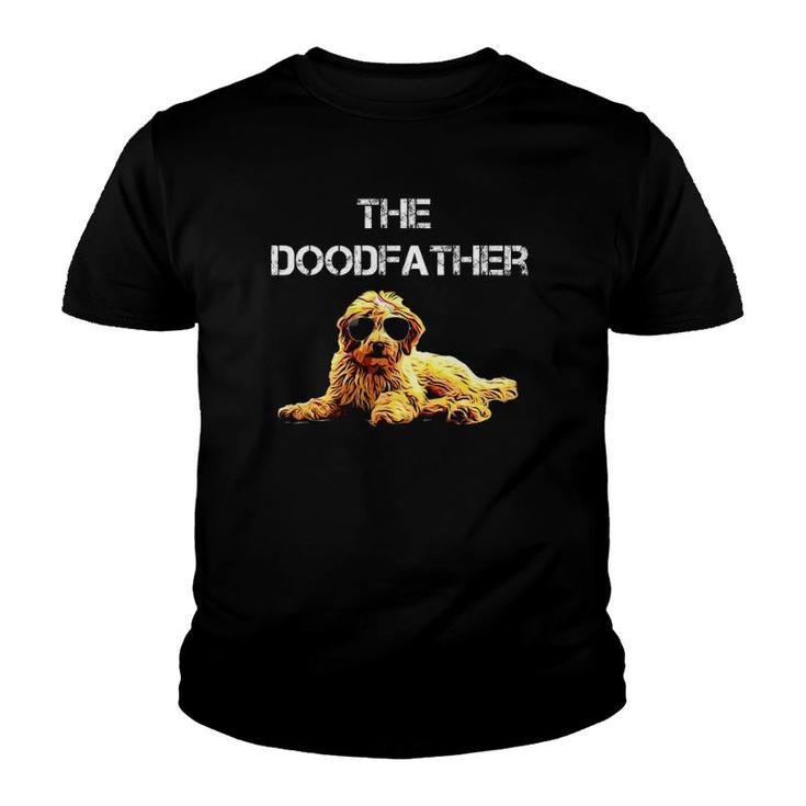 The Dood Father  Men Golden Doodle Dog Lover Gift Idea Youth T-shirt