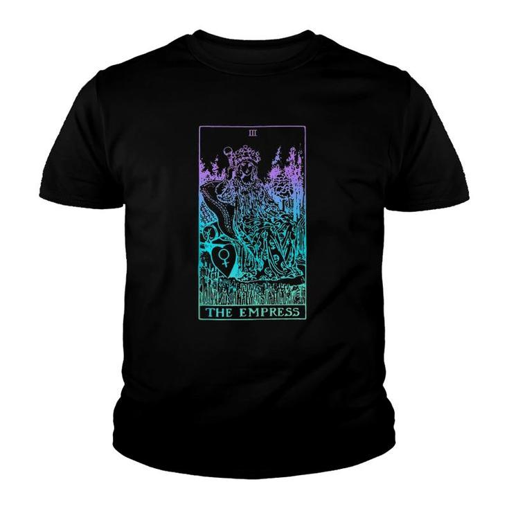 The Empress Tarot Card Rider Waite Witchy  Youth T-shirt