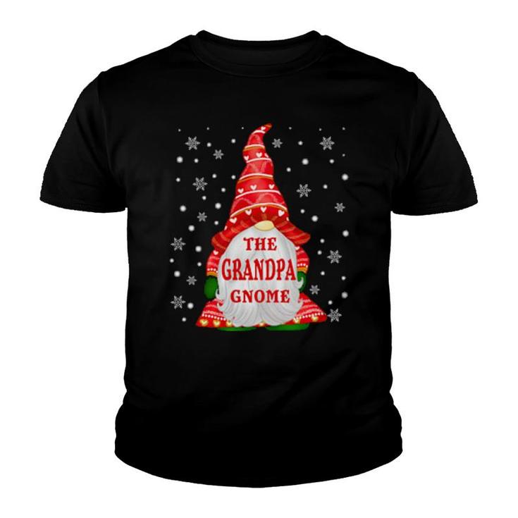 The Grandpa Gnome Christmas Matching Family Xmas Holiday  Youth T-shirt