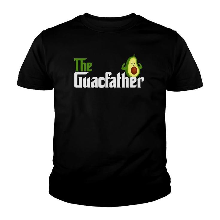 The Guacfather Happy Father's Day Avocado Lover Vegan Youth T-shirt