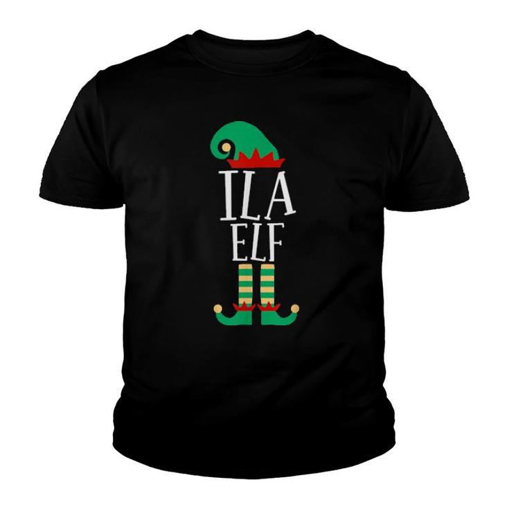 The Ila Elf Merry Christmas Youth T-shirt