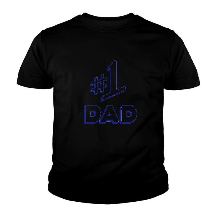 The Number 1 Dad Youth T-shirt
