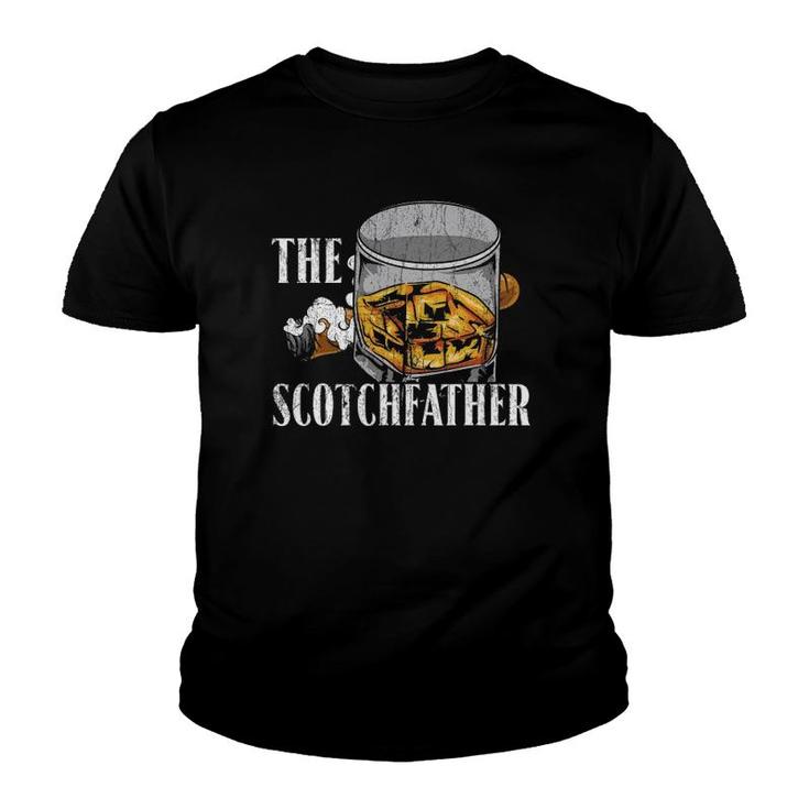 The Scotchfather Malt Whiskey  Funny Gift Youth T-shirt