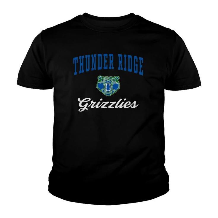 Thunder Ridge High School Grizzlies C3 Ver2 Youth T-shirt