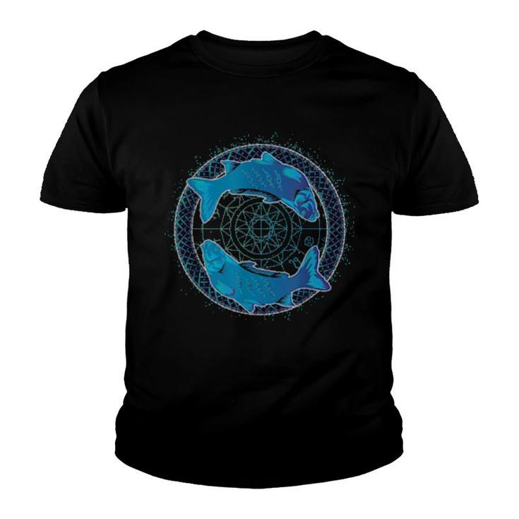 Tierkreiszeichen Fische Wasserzeichen Horoskop Sternzeichen Youth T-shirt
