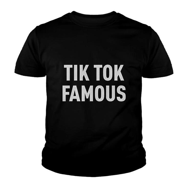 Tik Tok Famous Youth T-shirt