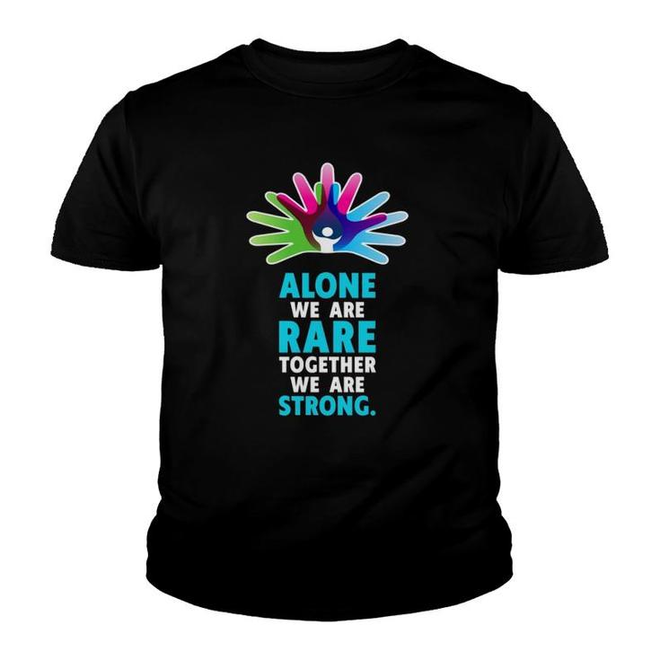Together We Are Strong Rare Disease - Rare Disease Day 2022 Ver2 Youth T-shirt