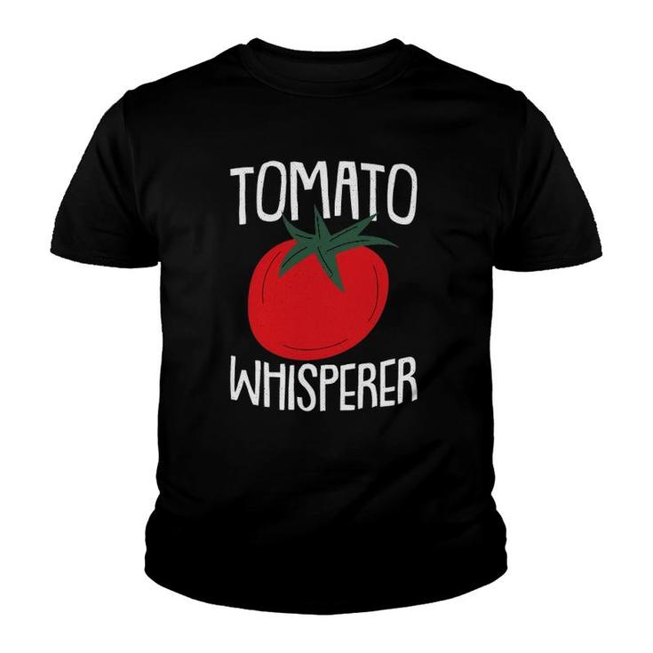 Tomato Whisperer Father's Day Gardening Daddy Papa Gardener Youth T-shirt