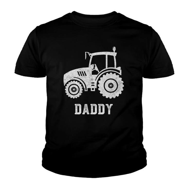 Tractor Daddy Farming Design Farmer Farm Novelty Gifts Youth T-shirt