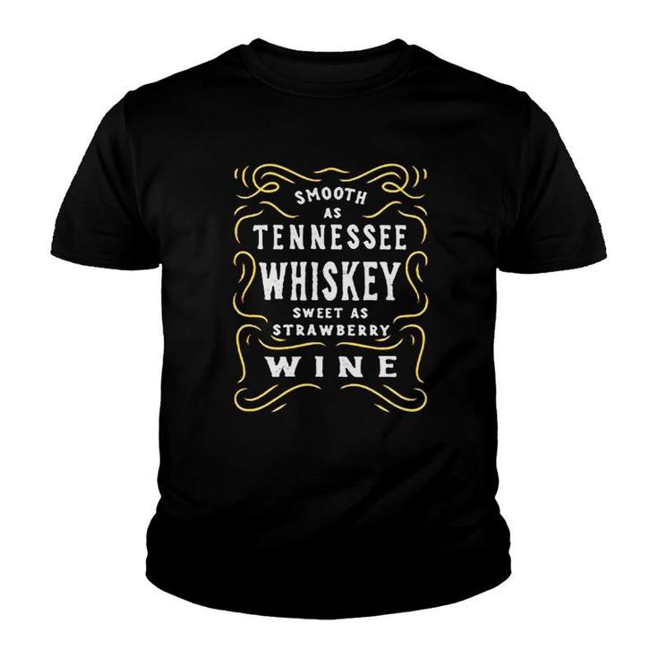 Trails Smooth As Tennessee Whiskey Youth T-shirt