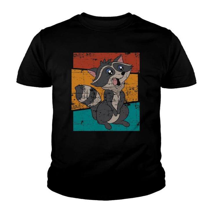 Trash Panda Raccoon Wildlife Animal Lover Cute Baby Raccoon Youth T-shirt