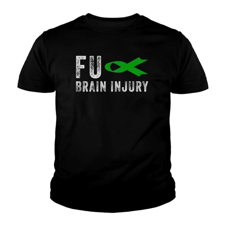 Traumatic Brain Injury Awareness Fu Traumatic Brain Injury Youth T-shirt
