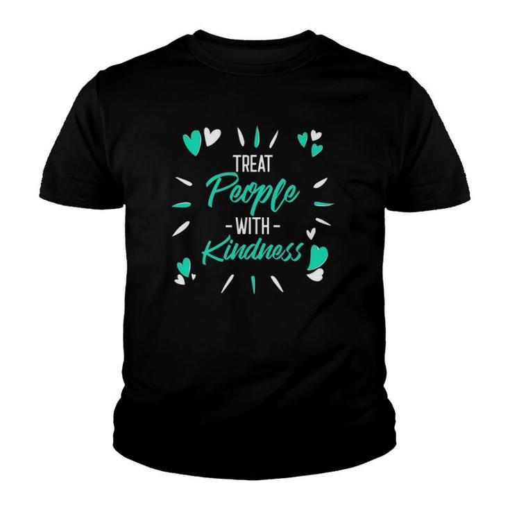 Treat People With Kindness Hearts Style Youth T-shirt