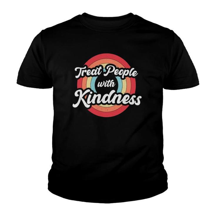 Treat People With Kindness Vintage Retro Be Kind Youth T-shirt