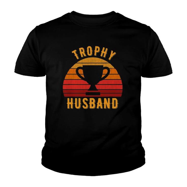 Trophy Husband Funny Design For Cool Father Or Dad Youth T-shirt