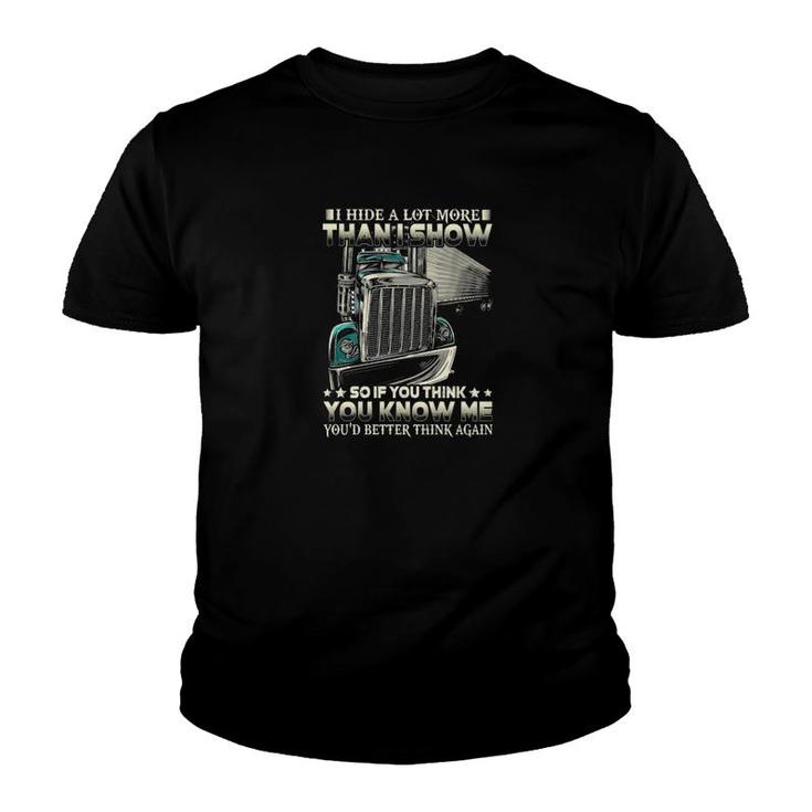 Truck Drivers You Know Me Classic Youth T-shirt