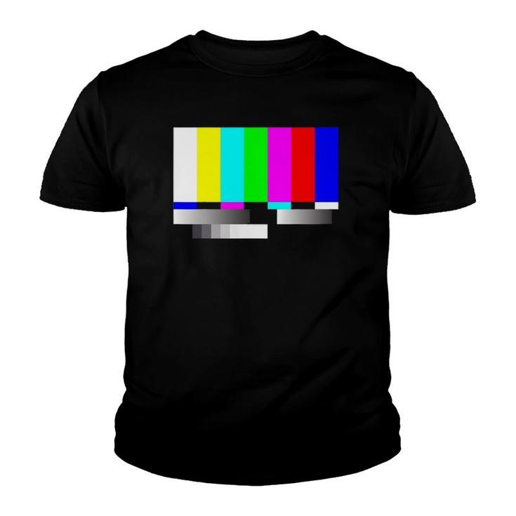 Tv Error Bars Test Pattern Youth T-shirt