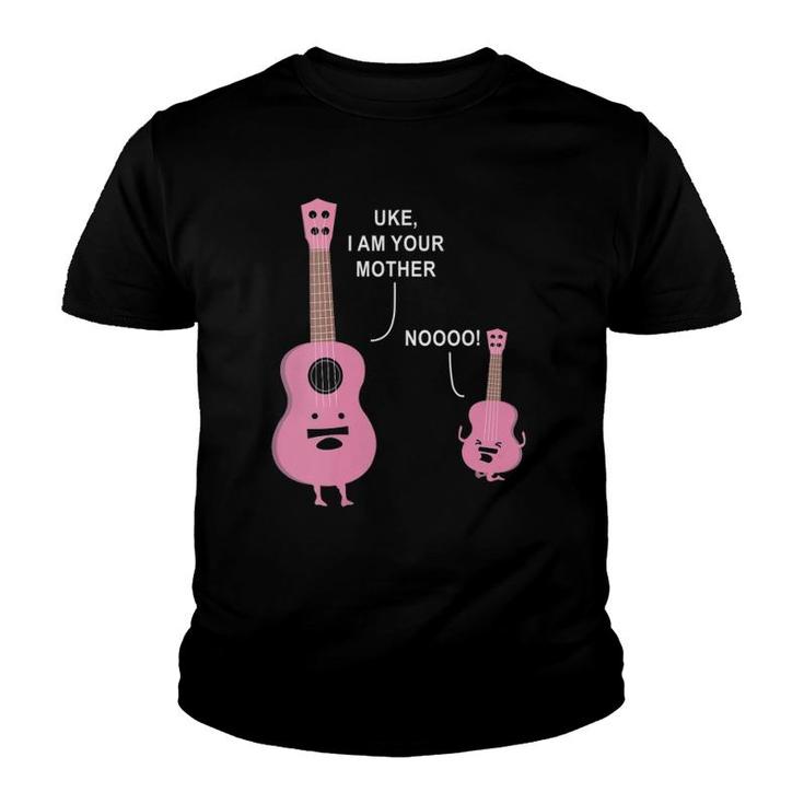 Uke I Am Your Mother Ukulele Guitar Music Mom Kids Gift Youth T-shirt