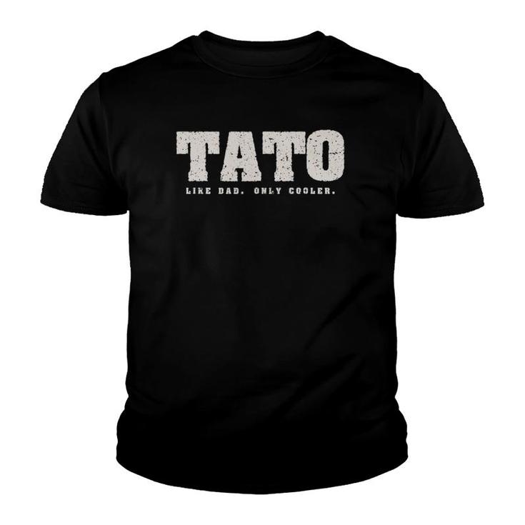 Ukrainian Dad Father Tato Like A Dad Only Cooler Gift Youth T-shirt