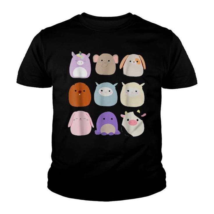 Unicorn Set Card Squishmallow Youth T-shirt