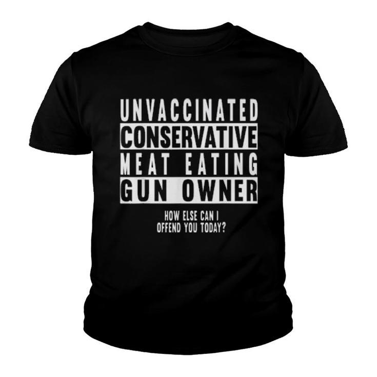 Unvaccinated Conservatives Youth T-shirt