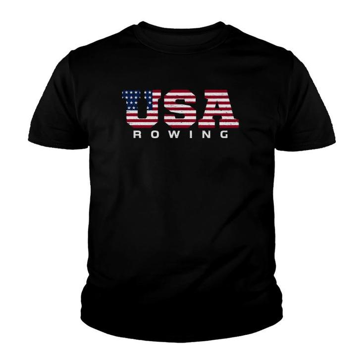 Usa Rowing Team Lovers Gift Youth T-shirt