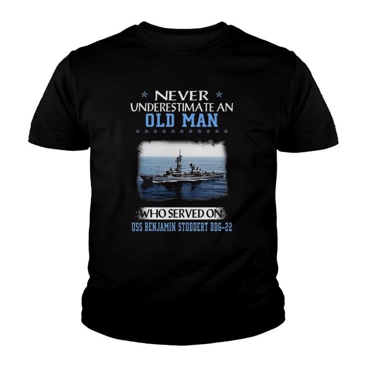Uss Benjamin Stoddert Ddg 22 Veterans Day Father Day Gift Youth T-shirt