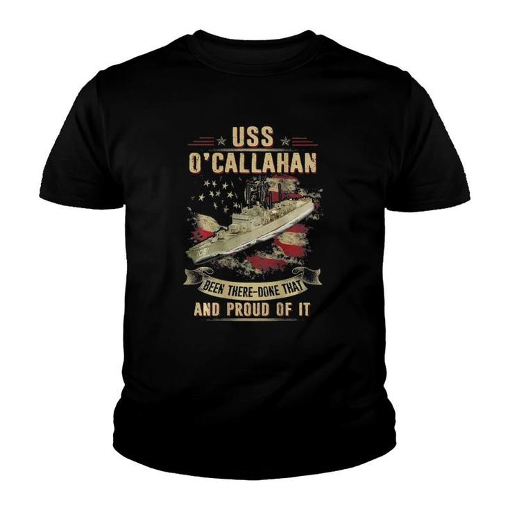 Uss O'callahan Ff-1051 Us Navy Youth T-shirt