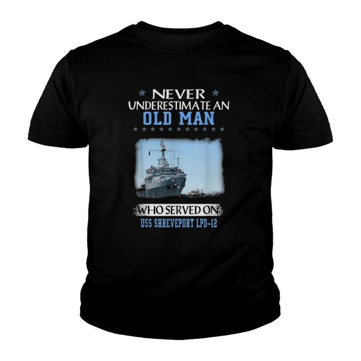 Uss Shreveport Lpd-12 Veterans Day Father Day Youth T-shirt