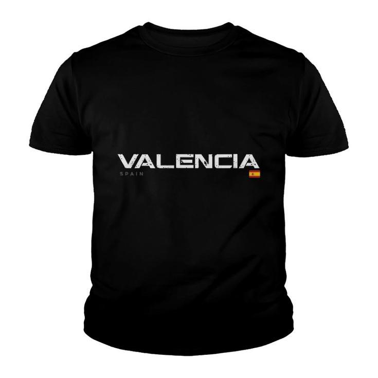 Valencia Spain Vintage Retro Pullover Youth T-shirt