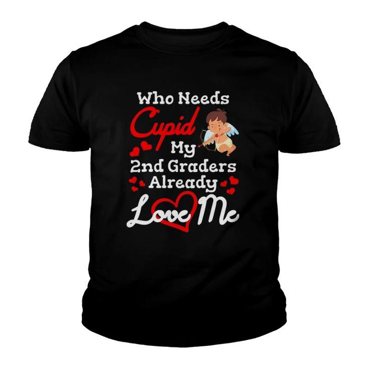 Valentine's Day 2Nd Grade Teacher Gift For Teachers In Love Youth T-shirt